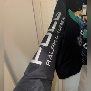 It’s a beautiful Ralph Lauren, puffy jacket